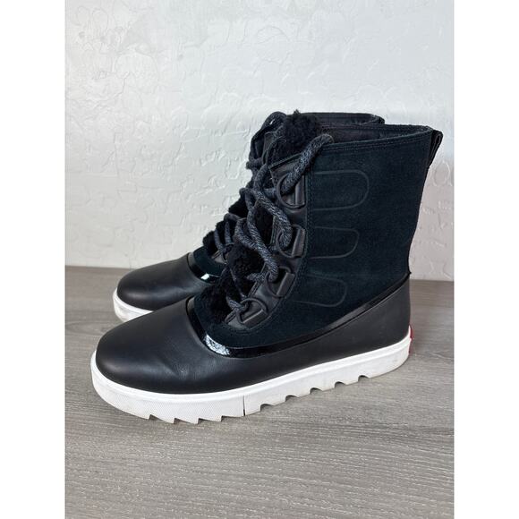 Sorel Womens Sz 11 -JOAN OF ARCTIC Next Lite Boot Waterproof Insulated  Black - Picture 1 of 7